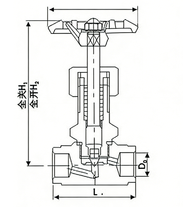 High-pressure floating ball valve