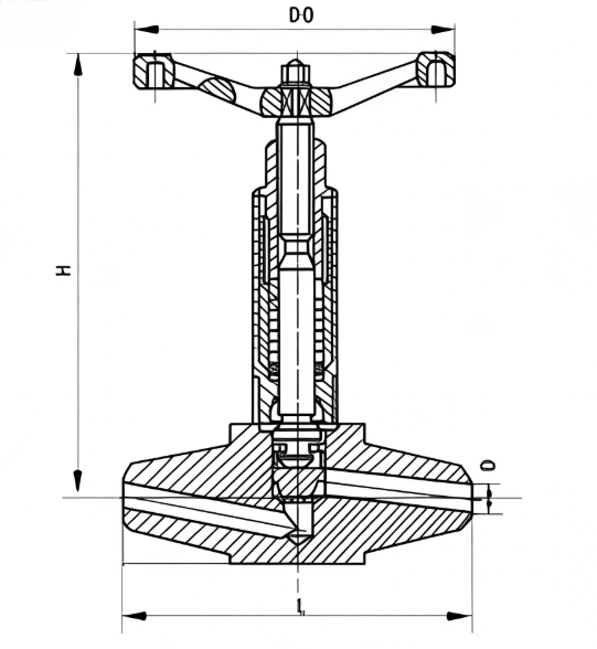 High-pressure floating ball valve